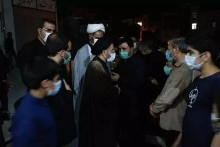 حضور نماینده محترم ولی فقیه در جمع عزاداران هییت فرهنگی مذهبی منتظران ظهور؛
