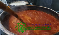 طرح بزرگ اطعام جمعه انتظار در نیمه شعبان توسط قرارگاه فرهنگی جهادی امام زین العابدین(ع) برگزار شد.